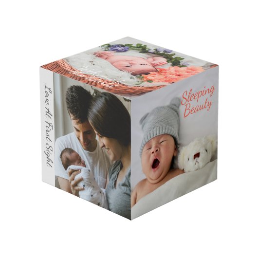 Whimsy生まれたばかりの Memoriesフォトキューブ フォトキューブ (正面アングル)