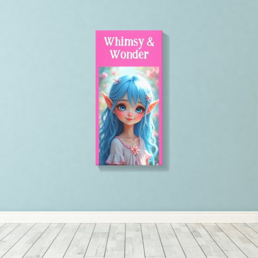 Whimsy キャンバスプリント (インサイチュ (ウッドフロア))