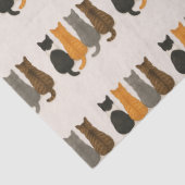 Whimsy Adorable Cat Themed Minimalist Cat Lovers 薄葉紙 (詳細)