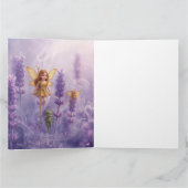 Whimsy Among the Purple Blooms カード (内部)