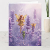 Whimsy Among the Purple Blooms カード (正面)