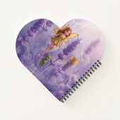 Whimsy Among the Purple Blooms ノートブック (裏面)