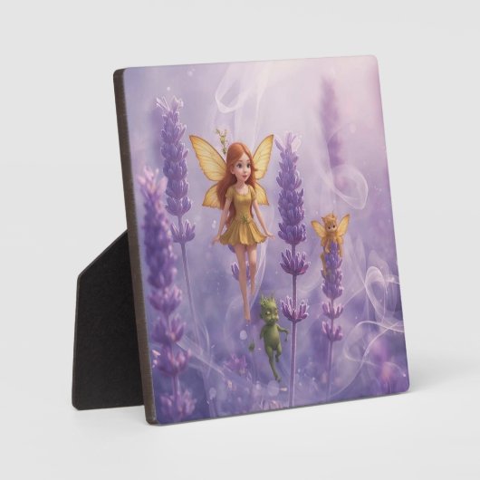 Whimsy Among the Purple Blooms フォトプラーク (正面)