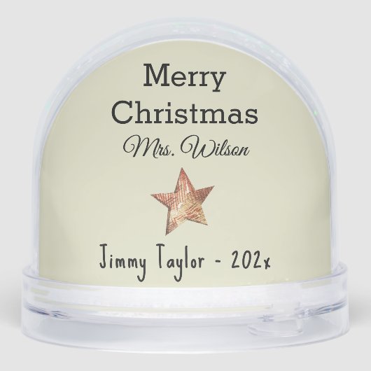 Whimsy Best Teacher Watercolor Sweets Fairy House (裏面)