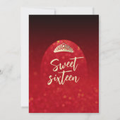 Whimsy cat おもしろい Red spotlight《写真》ぼけ味 招待状 (裏面)