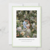 Whimsy Colorful Illustrated Italy Wedding セーブザデート (裏面)