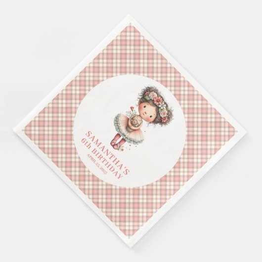 Whimsy Cute Fairy Pastel Floral 3rd Birthday  (コーナー)