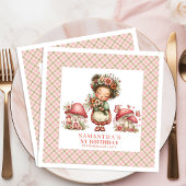Whimsy Fairy Blush Pink Floral Birthday Celebratio