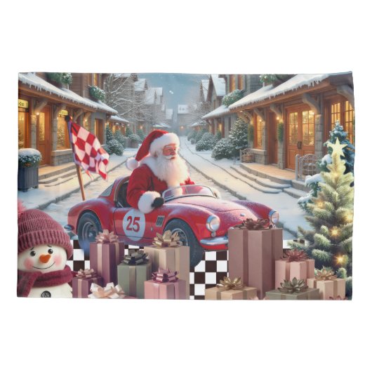 Whimsy Holiday Design 枕カバー (裏面)