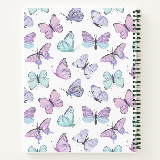 Whimsy in the Wild" ノートブック (裏面)