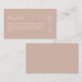 Whimsy Line Rose Wishing Well Enclosure Card エンクロージャーカード (正面/裏面)