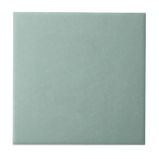 Whimsy Mint Blue Aqua Solid Color Linen Texture タイル