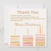 Whimsy & Wishes Birthday サンキューカード (正面)