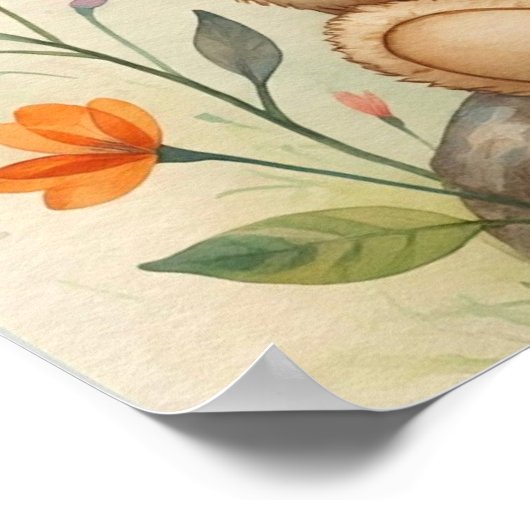 WhimsyTeddyBear ポスター (角)