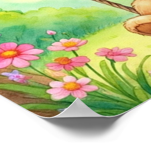 WhimsyTeddyBear ポスター (角)