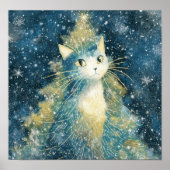 WhimsyXmasCatTree ポスター (正面)