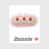 Whipped Cream Banana Split with Cherries シール (シート)