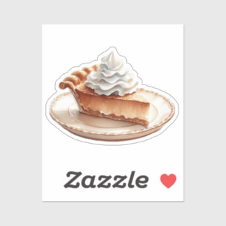 Whipped Cream Pie Sticker | Cozy Dessert Aesthetic シール