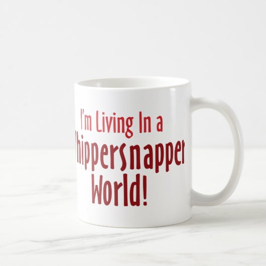 Whippersnapperのクラシックで白いマグ コーヒーマグカップ (右)