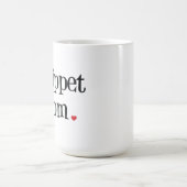 Whippetのお母さんのマグ コーヒーマグカップ (中央)