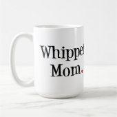 Whippetのお母さんのマグ コーヒーマグカップ (左)