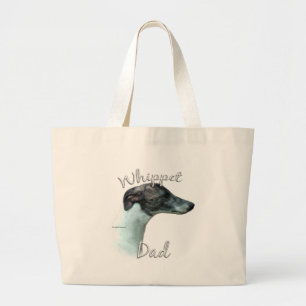 Whippetのパパ2 ラージトートバッグ