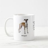 Whippetのマグ- 2つのイメージおよびモチーフの… コーヒーマグカップ (左)