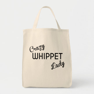 Whippetの熱狂するな女性 トートバッグ