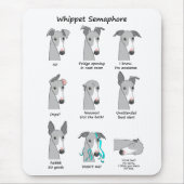 Whippetの腕木信号機 マウスパッド (正面)