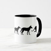 Whippetの進化 マグカップ (正面右)