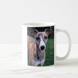 whippetの顔 コーヒーマグカップ