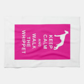 Whippetは穏やかな歩行をwhippetのふきん保ちます キッチンタオル (横)