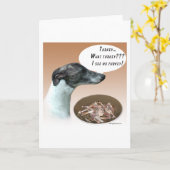 Whippetトルコ カード (黄色い花)