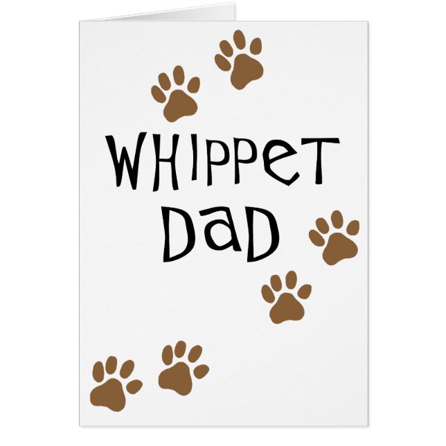Whippet犬のパパのためのWhippetのパパ (正面)