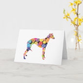 Whippet カード (黄色い花)