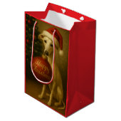Whippet Christmas gift bag ミディアムペーパーバッグ (正面アングル)