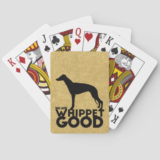 Whippet Dog Breed Playing Cards Theme トランプ (裏面)