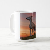 Whippet Elegant Coffee Mug コーヒーマグカップ (正面左)