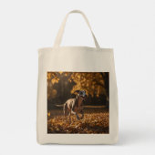 Whippet Elegant Grocery Tote トートバッグ (裏面)