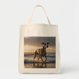 Whippet Elegant Grocery Tote トートバッグ