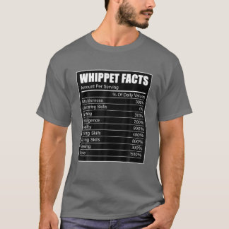 Whippet Owner Dog Lover Whippet Facts Love Whippet Tシャツ