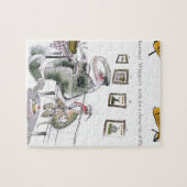 whippetsの歯を借りる愛ヨークシャ ジグソーパズル (横)