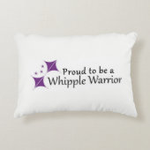 Whippleの戦士の枕ロゴ アクセントクッション (正面)