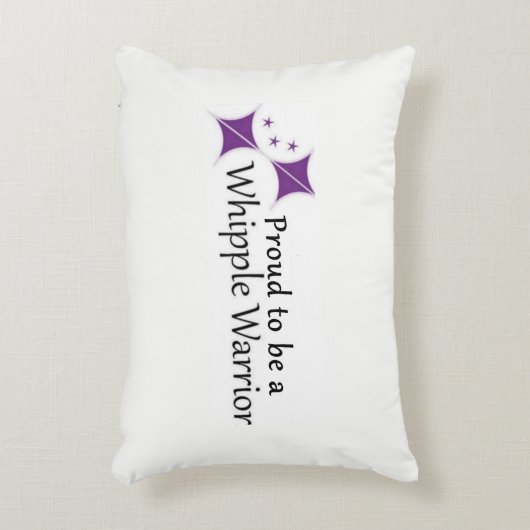 Whippleの戦士の枕ロゴ アクセントクッション (正面(垂直))