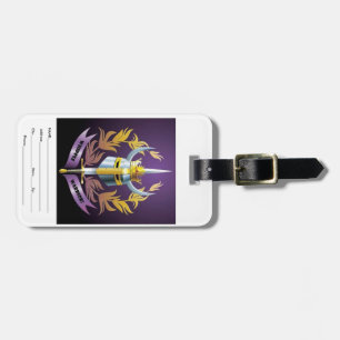 Whippleの戦士の"男"の荷物のラベル ラゲッジタグ