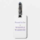 Whippleの戦士の"男"の荷物のラベル ラゲッジタグ (裏面縦)