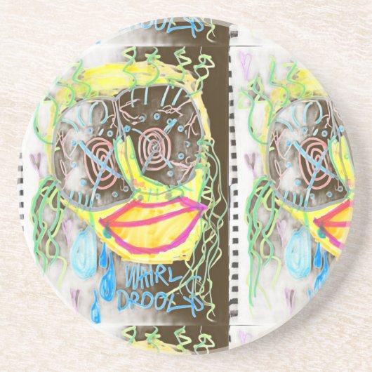 "WHiRL-DROOL$" by thaddeus & crimson's Adam Moyer コースター (正面)