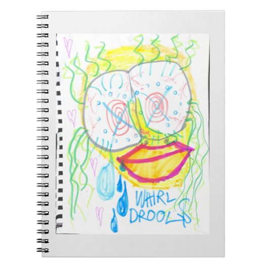 "WHiRL-DROOL$" by thaddeus & crimson's Adam Moyer ノートブック (正面)