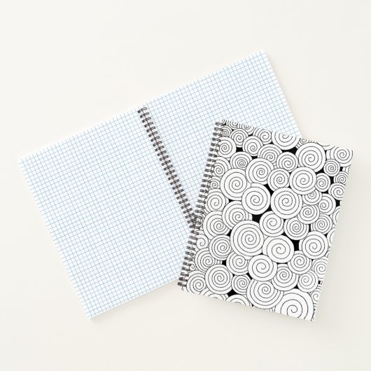 Whirl & Wonder – Notebook with Colorable Cover ノートブック (内部)