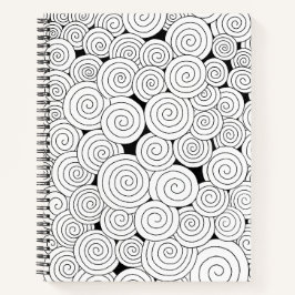 Whirl & Wonder – Notebook with Colorable Cover ノートブック